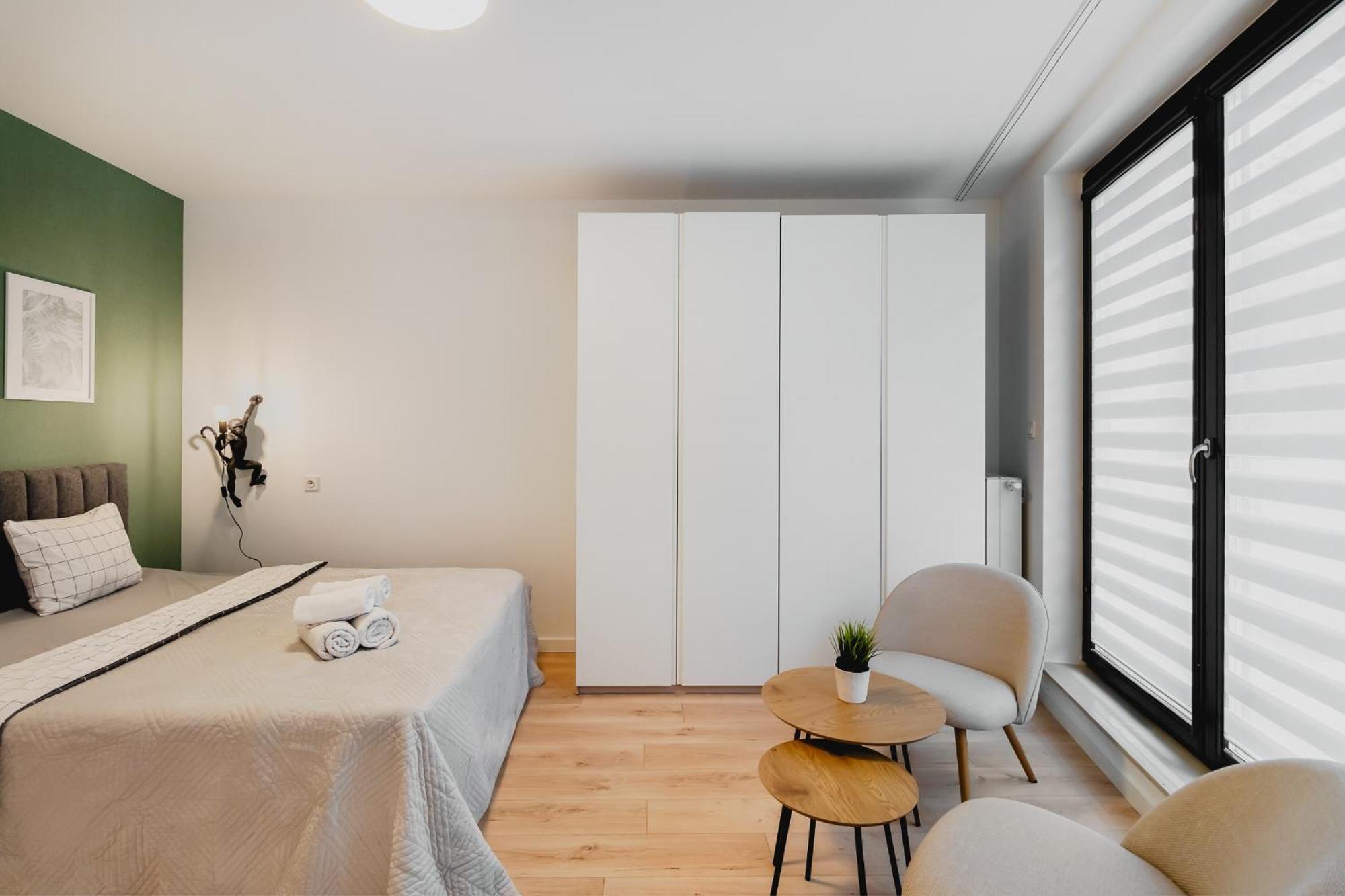 - Great Location-cozy With Balcony - Towarowa Apartament Warszawa